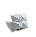 Blank star in origami