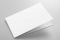 Blank stationery: folded card Royalty Free Stock Photo