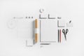 Blank stationery set Royalty Free Stock Photo