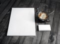 Blank stationery template Royalty Free Stock Photo