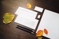 Blank stationery template Royalty Free Stock Photo
