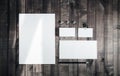 Blank stationery template Royalty Free Stock Photo