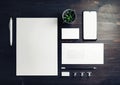 Blank stationery template Royalty Free Stock Photo