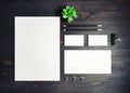 Blank stationery template Royalty Free Stock Photo