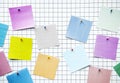 Blank sticky notes paper reminder Royalty Free Stock Photo