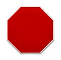 Blank Stop Sign Royalty Free Stock Photo