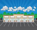 Blank Strip Mall