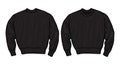 Black sweatshirt mockup