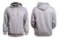 Gray Hoodie Mock up Royalty Free Stock Photo