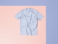 Blank t-shirt. 3d rendering Royalty Free Stock Photo