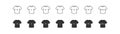 Blank T-shirt size icon set. Black line and flat style label or tag sign simbol. Isolated vector illustration