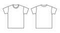 Blank t-shirt template