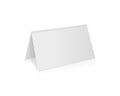 Blank table tent card Royalty Free Stock Photo