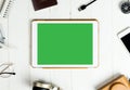 Blank tablet screen Royalty Free Stock Photo