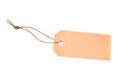 Blank tag with a string Royalty Free Stock Photo