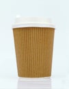 Blank takeaway coffee cup