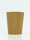 Blank takeaway coffee cups