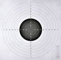 Blank target for shooting competition