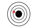 Blank target sport Royalty Free Stock Photo