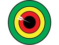Blank target sport Royalty Free Stock Photo