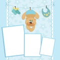 Blank template for greetings card
