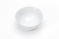 Blank template porcelain tableware for your design, white ceramic bowl for soup white background