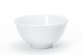 Blank template porcelain tableware for your design, white ceramic bowl for soup white background