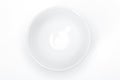 Blank template porcelain tableware for your design, white ceramic bowl for soup white background