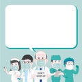 Blank text box. Asian medical group