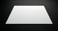 Blank textured canvas mockup on a black background Royalty Free Stock Photo