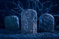 Blank tombstone Royalty Free Stock Photo