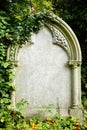 Blank tombstone Royalty Free Stock Photo
