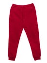 Blank training jogger pants color red front view