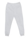 Blank training jogger pants color white front view Royalty Free Stock Photo