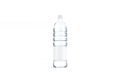 Blank transparent plastic bottle mock up, isolated