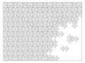 Blank unfinished jigsaw puzzle 3d rendering
