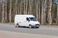 Blank van drives Royalty Free Stock Photo