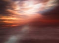 Blank varitone vivid cloudscape Royalty Free Stock Photo