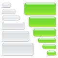 Blank vector message bubbles. Chat or messenger speech bubble. SMS text frame. Short message sending.