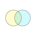 Blank Venn diagram icon