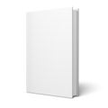 Blank vertical book template. Royalty Free Stock Photo