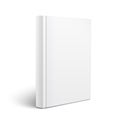 Blank vertical book template.