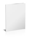 Blank vertical book template. Royalty Free Stock Photo