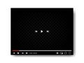Blank video screen. Video player interface. You are using a desktop desktop web player