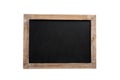 Blank vintage chalkboard with wooden frame Royalty Free Stock Photo