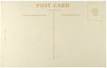 Blank Vintage Postcard Royalty Free Stock Photo