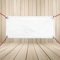 Blank vinyl banner