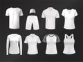 Blank wear or clear, empty apparel for mockup. Background or template for clothing print.