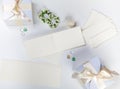 Blank wedding invitation