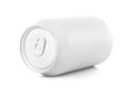 blank white aluminium cans on a white background Royalty Free Stock Photo